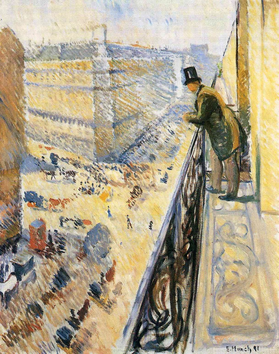 Street Lafayette by Edvard Munch