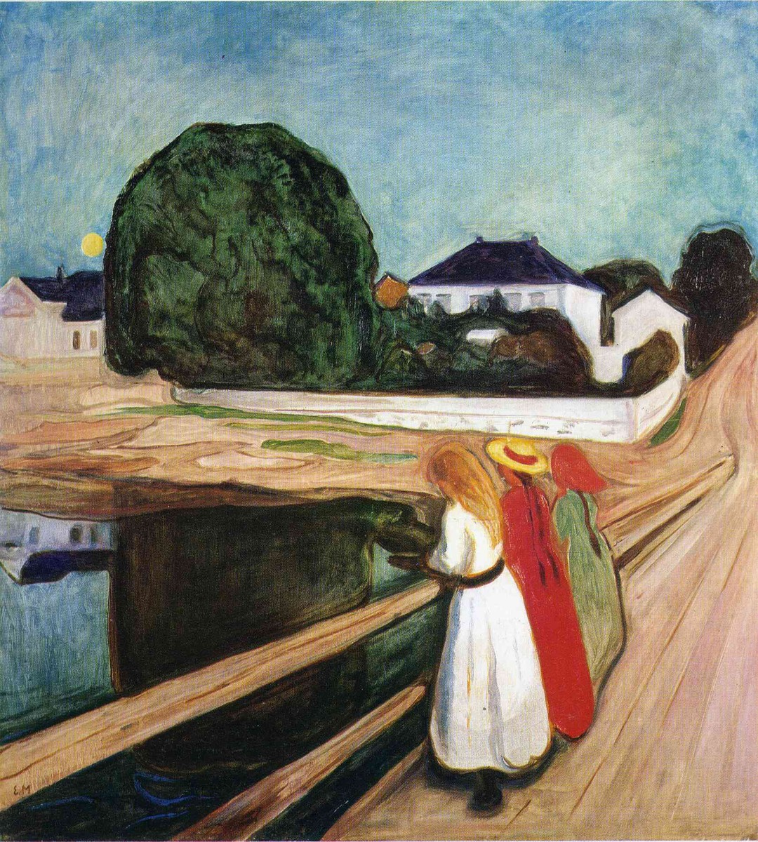 The Girls on the Bridge by Edvard Munch