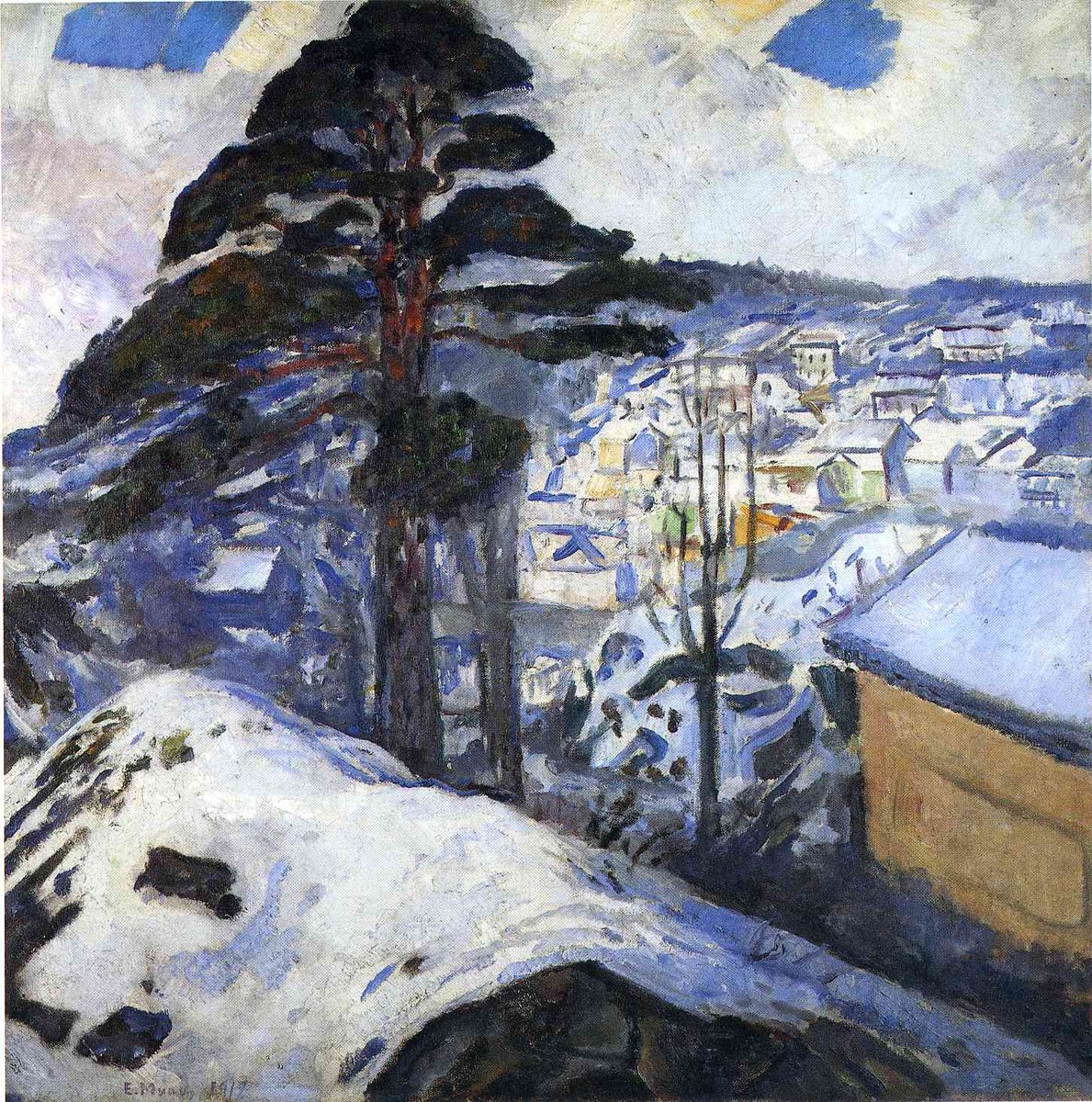 Winter, Kragero by Edvard Munch