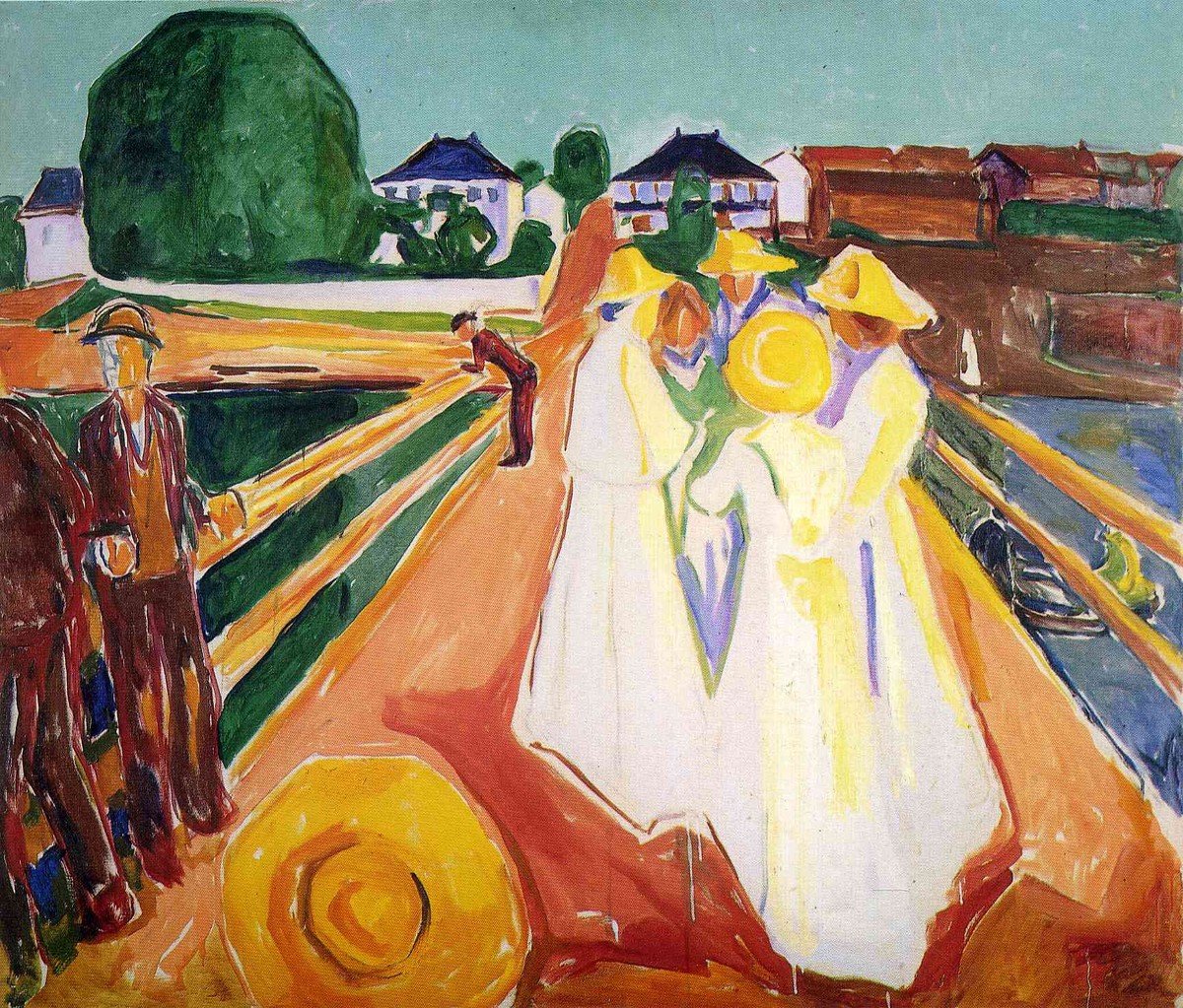 Women on the Bridge by Edvard Munch