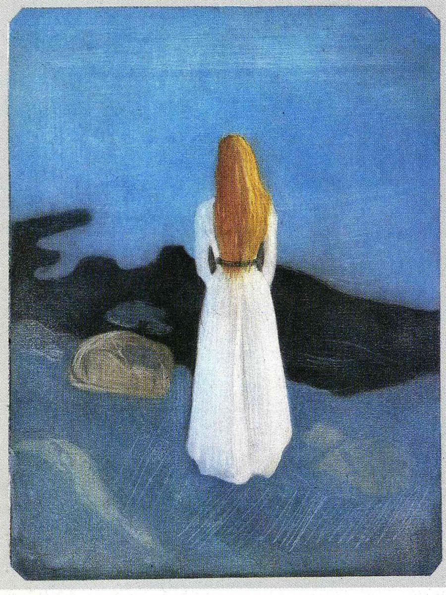 Young woman on the shore by Edvard Munch