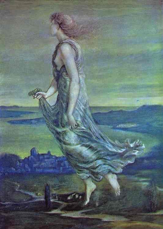 Hesperus. The Evening Star by Edward Burne-Jones