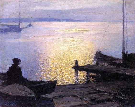 Along the Mystic River by Edward Henry Potthast