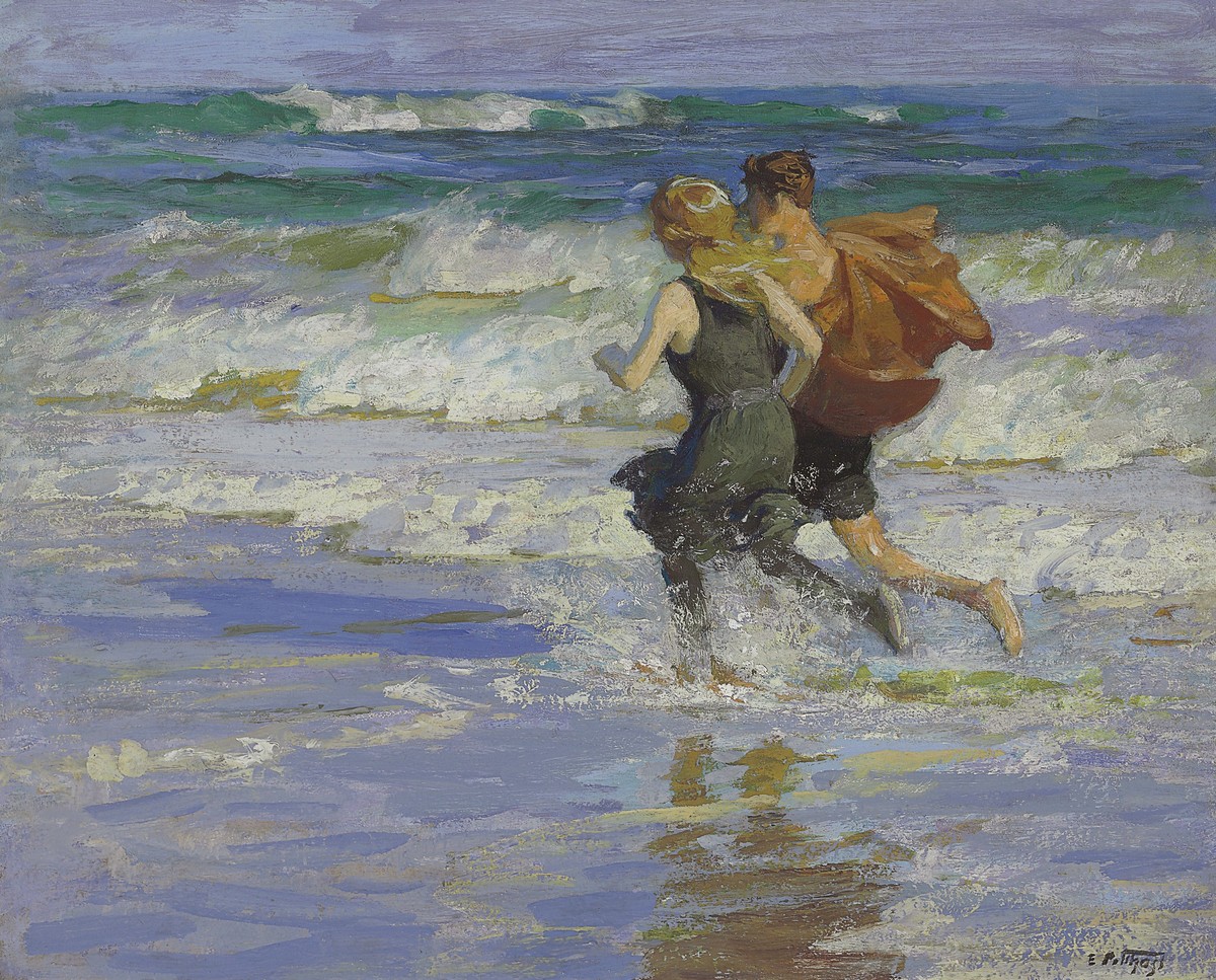 At the Beach by Edward Henry Potthast