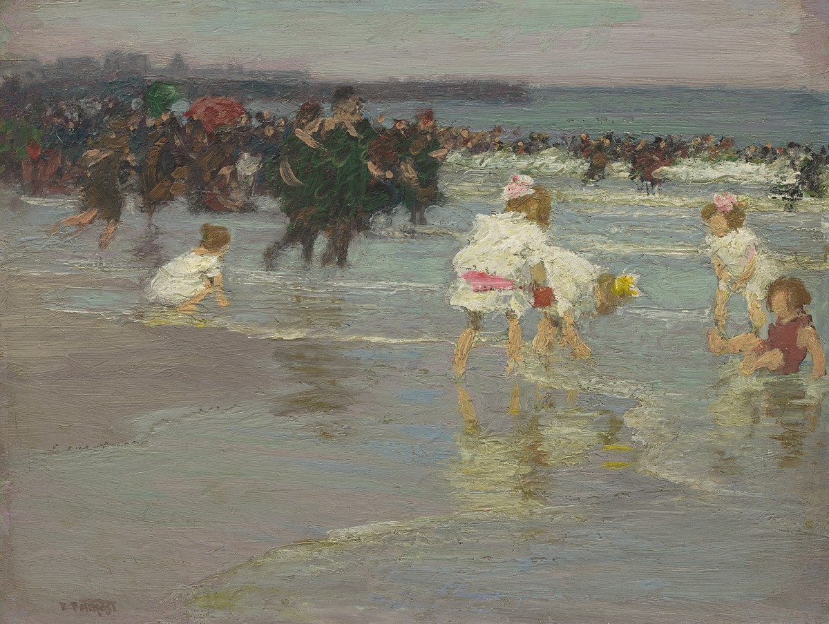 Beach Scene by Edward Henry Potthast