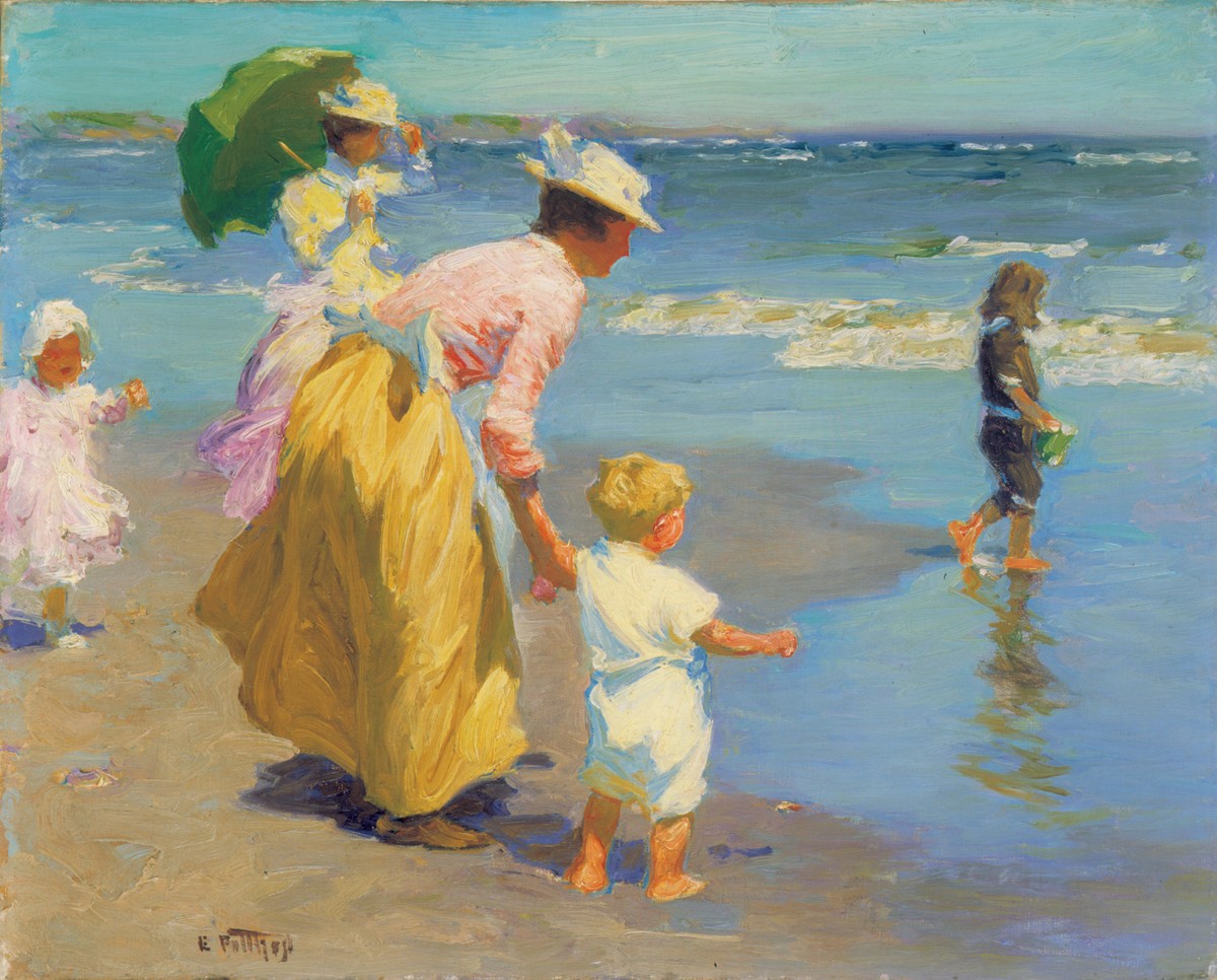 Beach Scene by Edward Henry Potthast