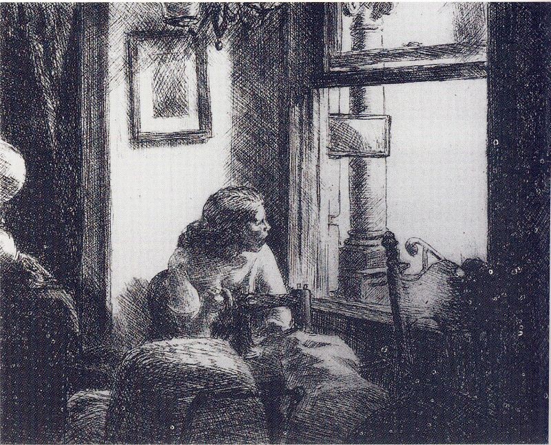 East Side Interior by Edward Hopper