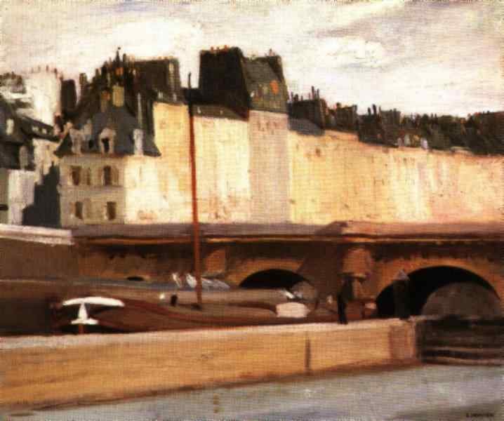 Écluse de la Monnaie by Edward Hopper