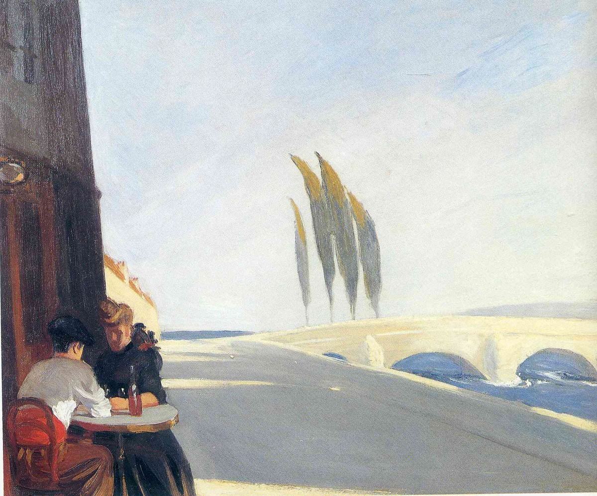Le Bistrot or The Wine Shop by Edward Hopper