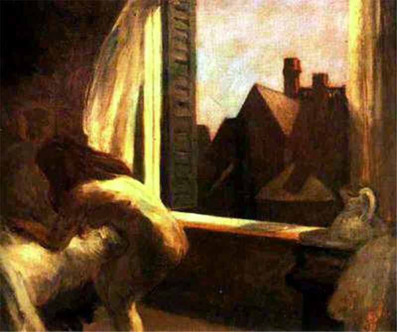 Moonlight Interior by Edward Hopper