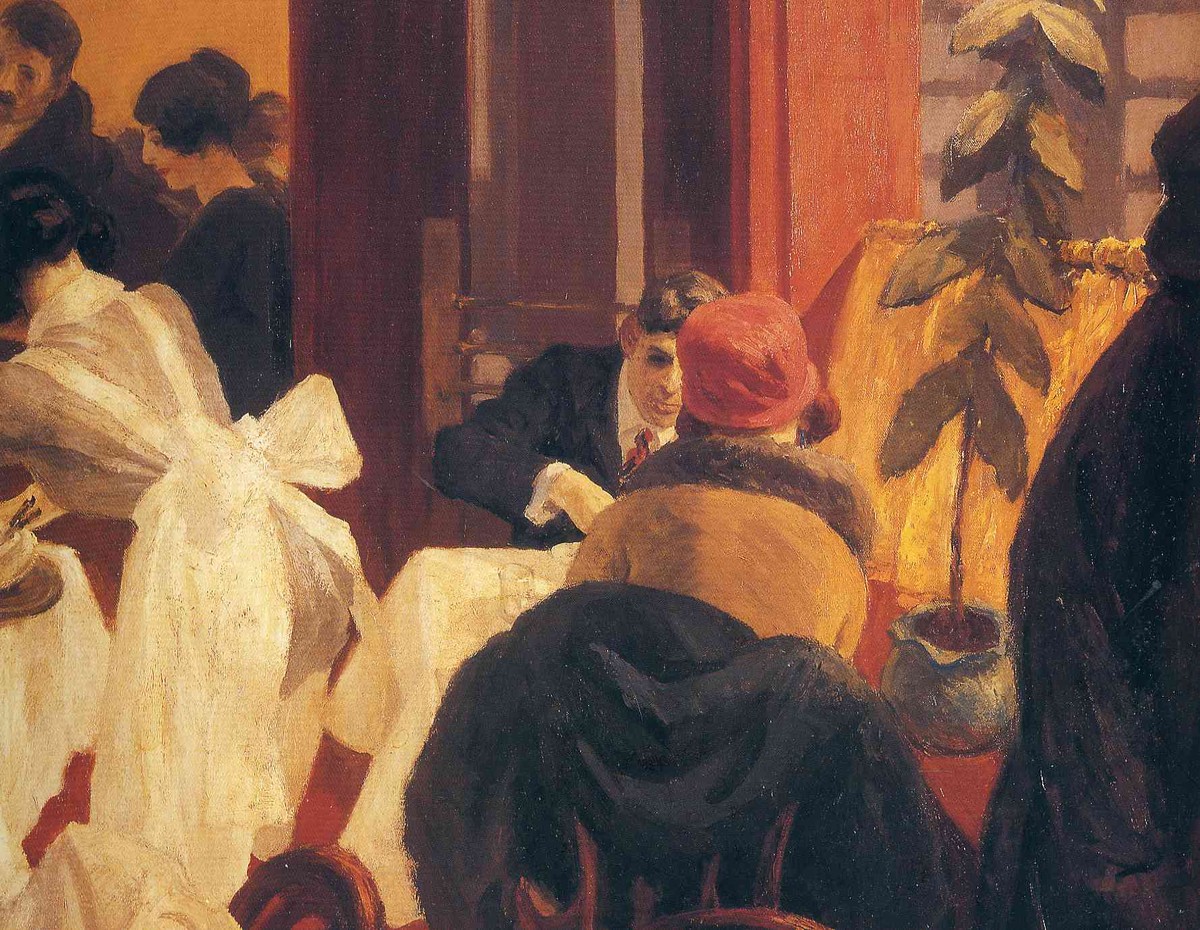 New York Restaurant by Edward Hopper