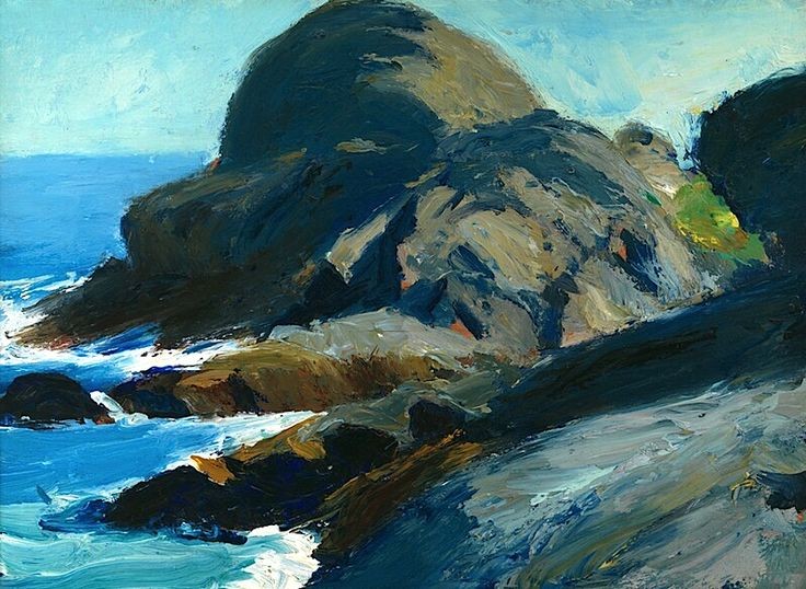 Rocky Shore by Edward Hopper