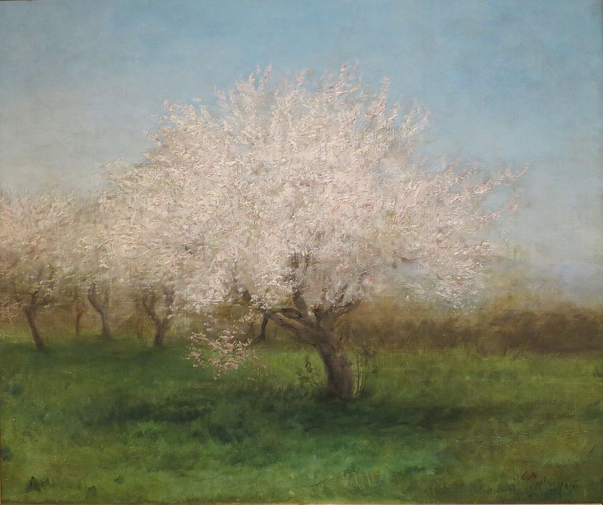 Apple Trees in a Meadow by Edward Mitchell Bannister