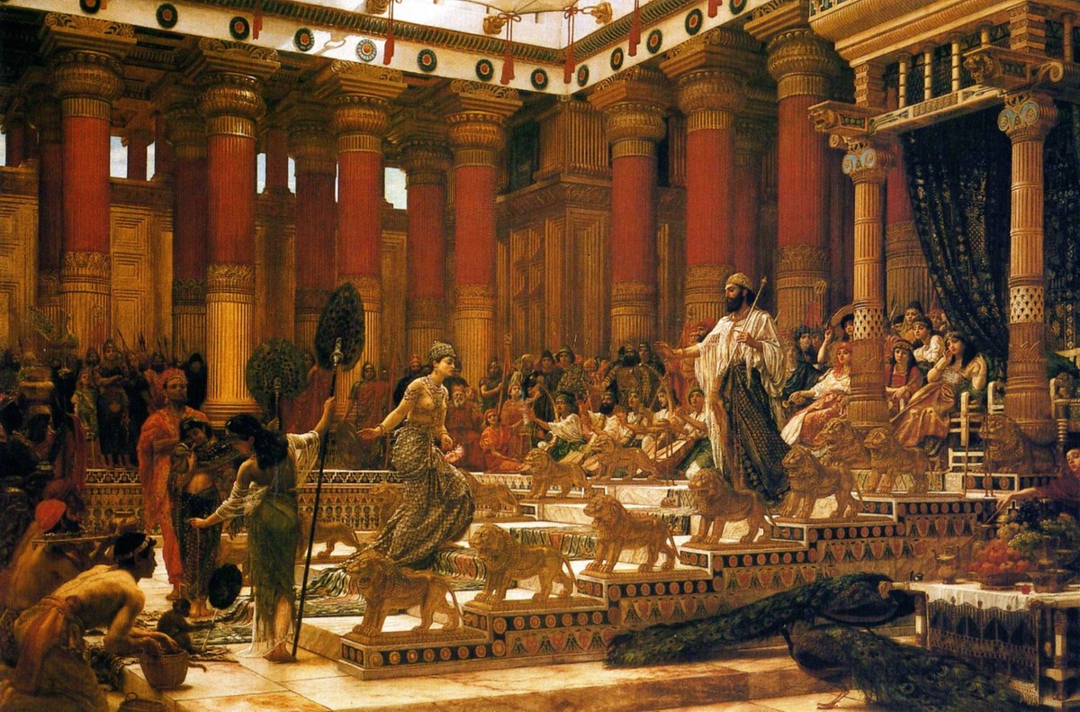 The visit of the Queen of Sheba to King Solomon by Edward Poynter