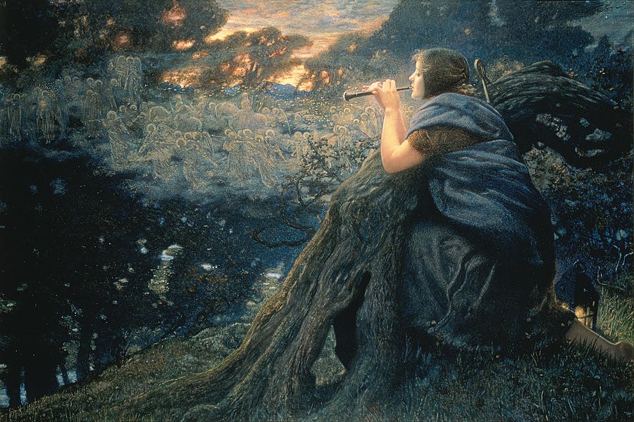 Fantasy in Twilight by Edward Robert Hughes