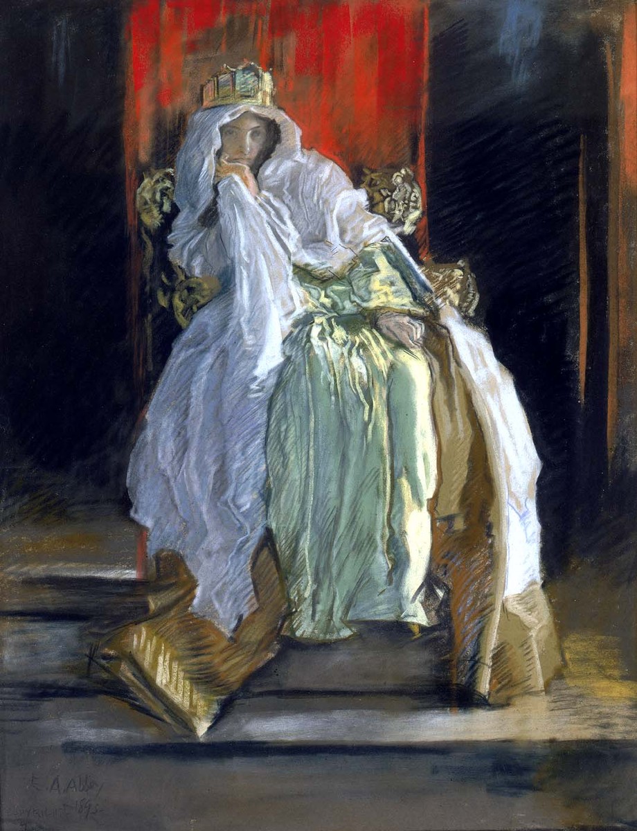 La reine dans Hamlet by Edwin Austin Abbey
