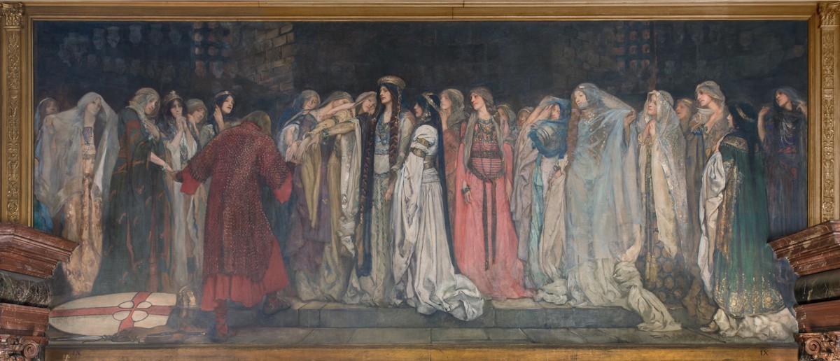The Castle of Maidens by Edwin Austin Abbey