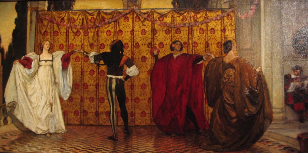 Une pavane by Edwin Austin Abbey