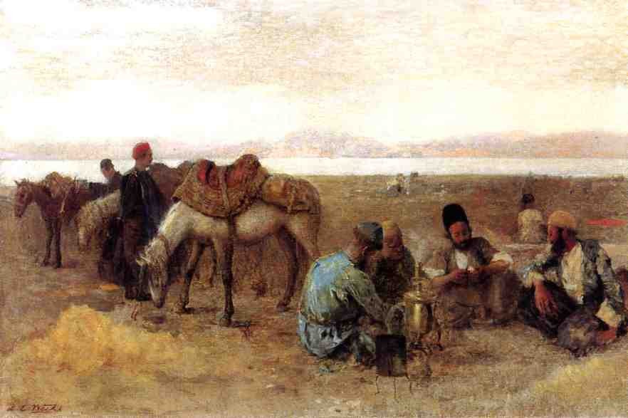 Early Morning by Lake Urumiyah, Persia by Edwin Lord Weeks