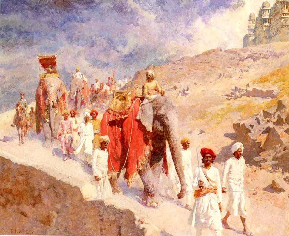 Indian Hunting Party by Edwin Lord Weeks