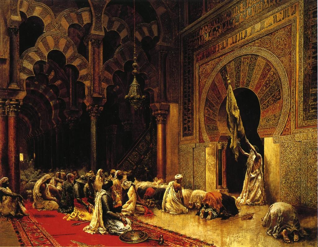 Interior of the Mosque at Cordoba by Edwin Lord Weeks