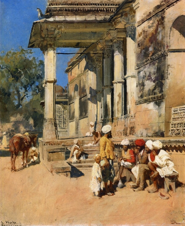 Portico of a Mosque, Ahmedabad by Edwin Lord Weeks