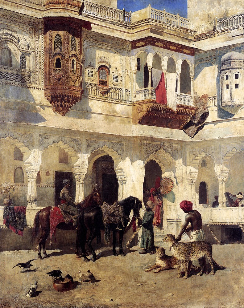 Rajah Starting On A Hunt by Edwin Lord Weeks