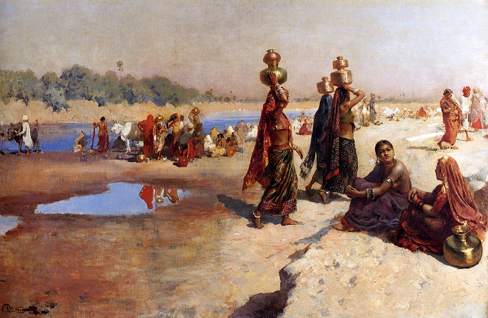 Water Carriers Of The Ganges by Edwin Lord Weeks