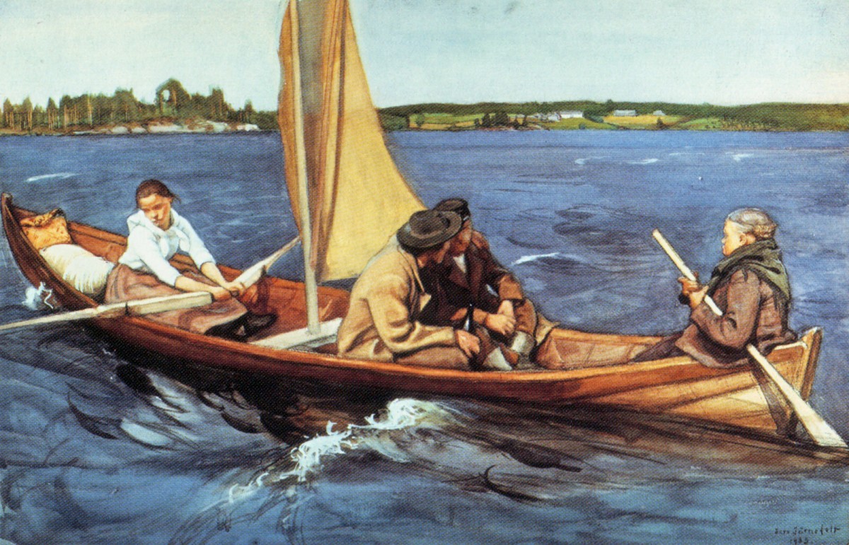 Kotimatkalla by Eero Järnefelt