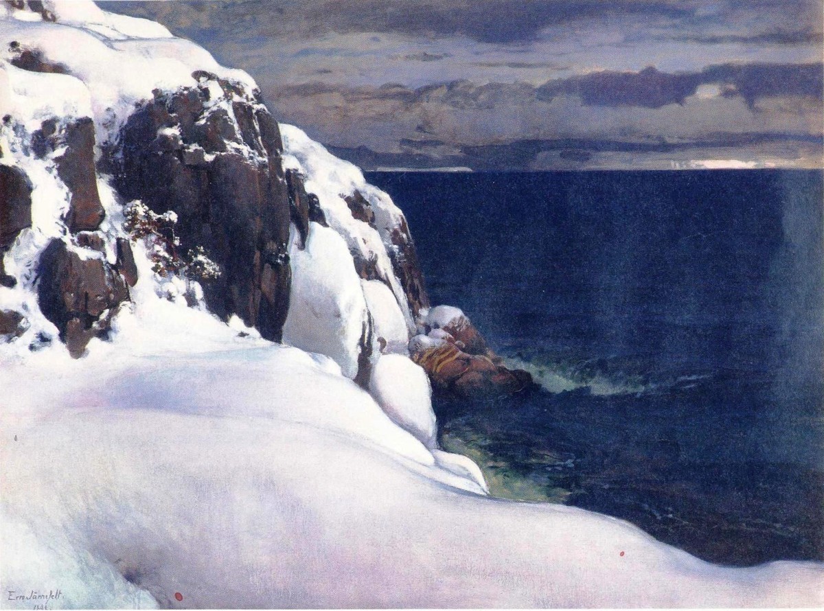 Talvinen Merimaisema by Eero Järnefelt