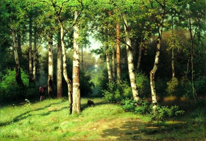 Noon in the Woods by Efim Volkov