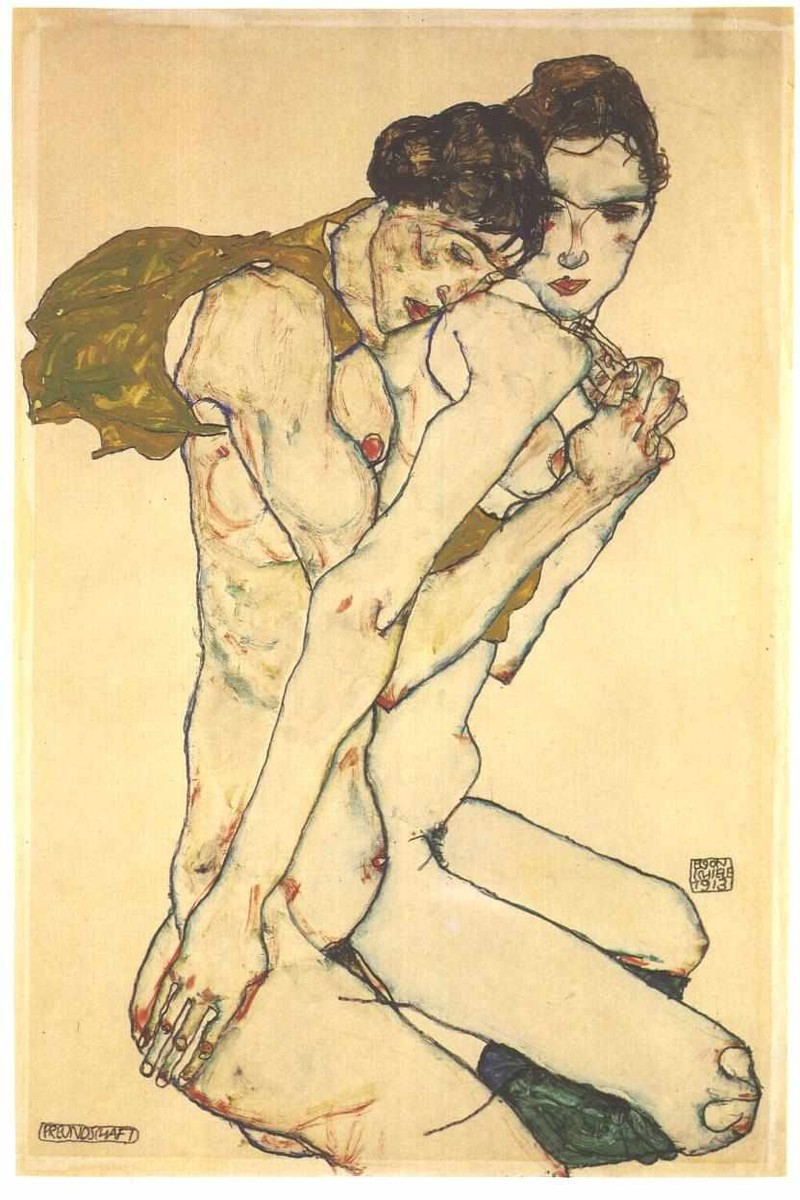 Friendship by Egon Schiele
