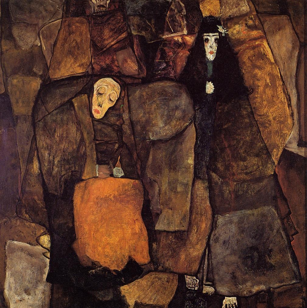 Procession by Egon Schiele