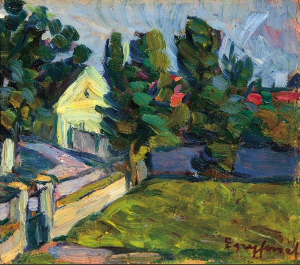 Egry József, Park 1910 by Egry József