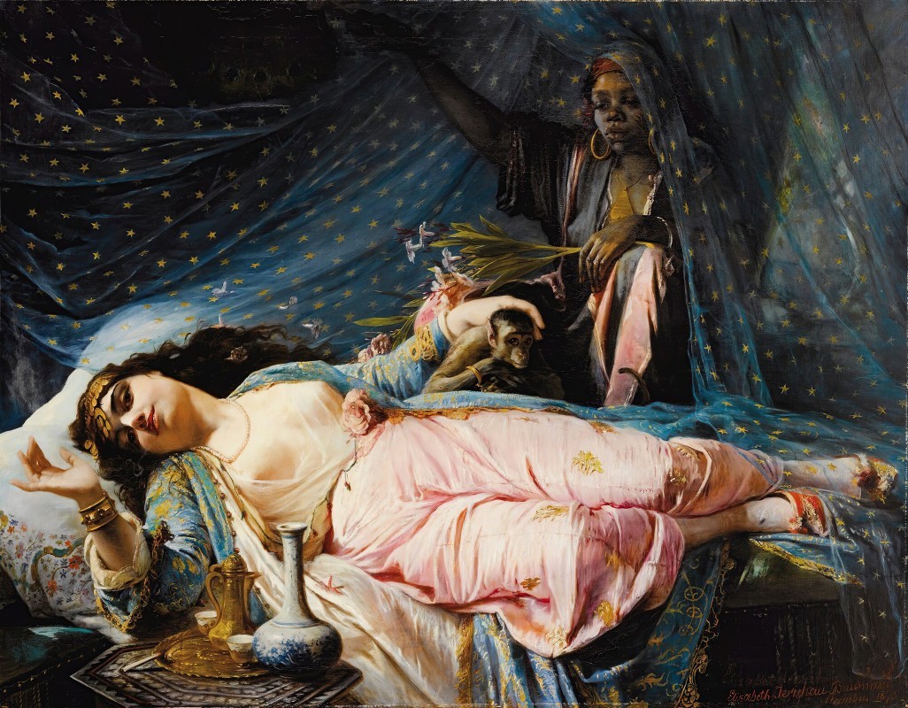 The Princess Nazili Hanum by Elisabeth Jerichau-Baumann