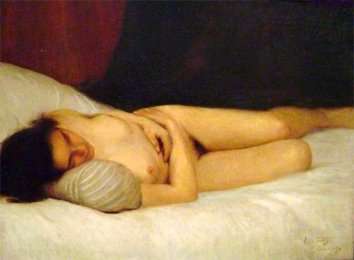 Female nude by Eliseu Visconti