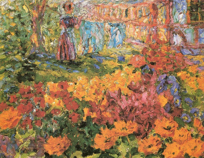 Flower Garden by Emil Nolde
