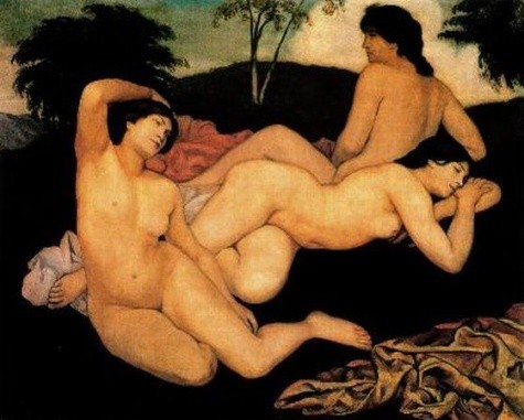 After the Bath (The Nymphs) by Emile Bernard