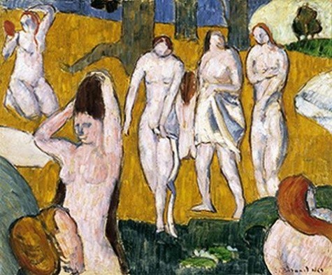 Bathers by Emile Bernard