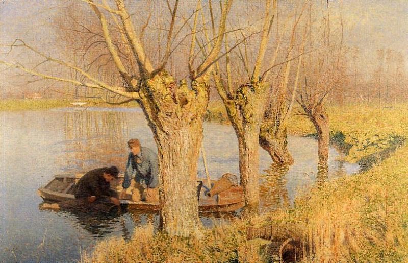 Bringing in the Nets by Emile Claus