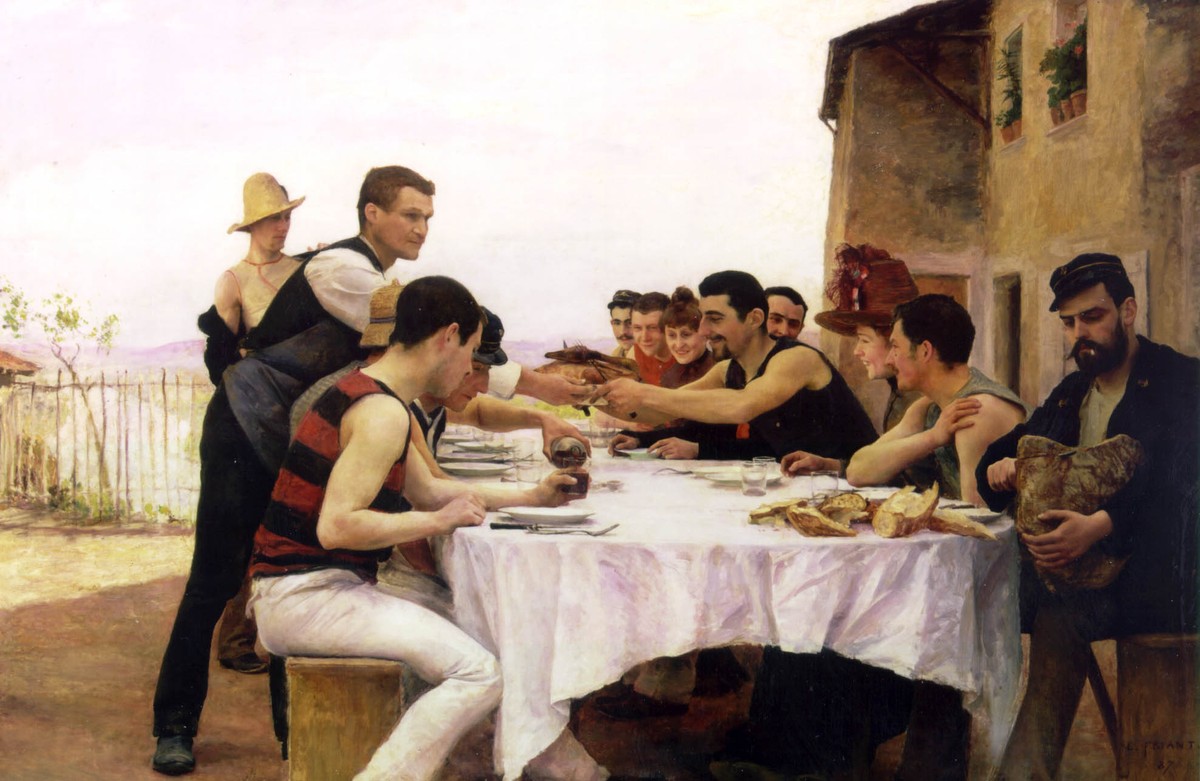 Boaters of the Meurthe by Émile Friant