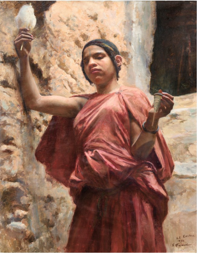 Spinner from El Kantara by Émile Friant