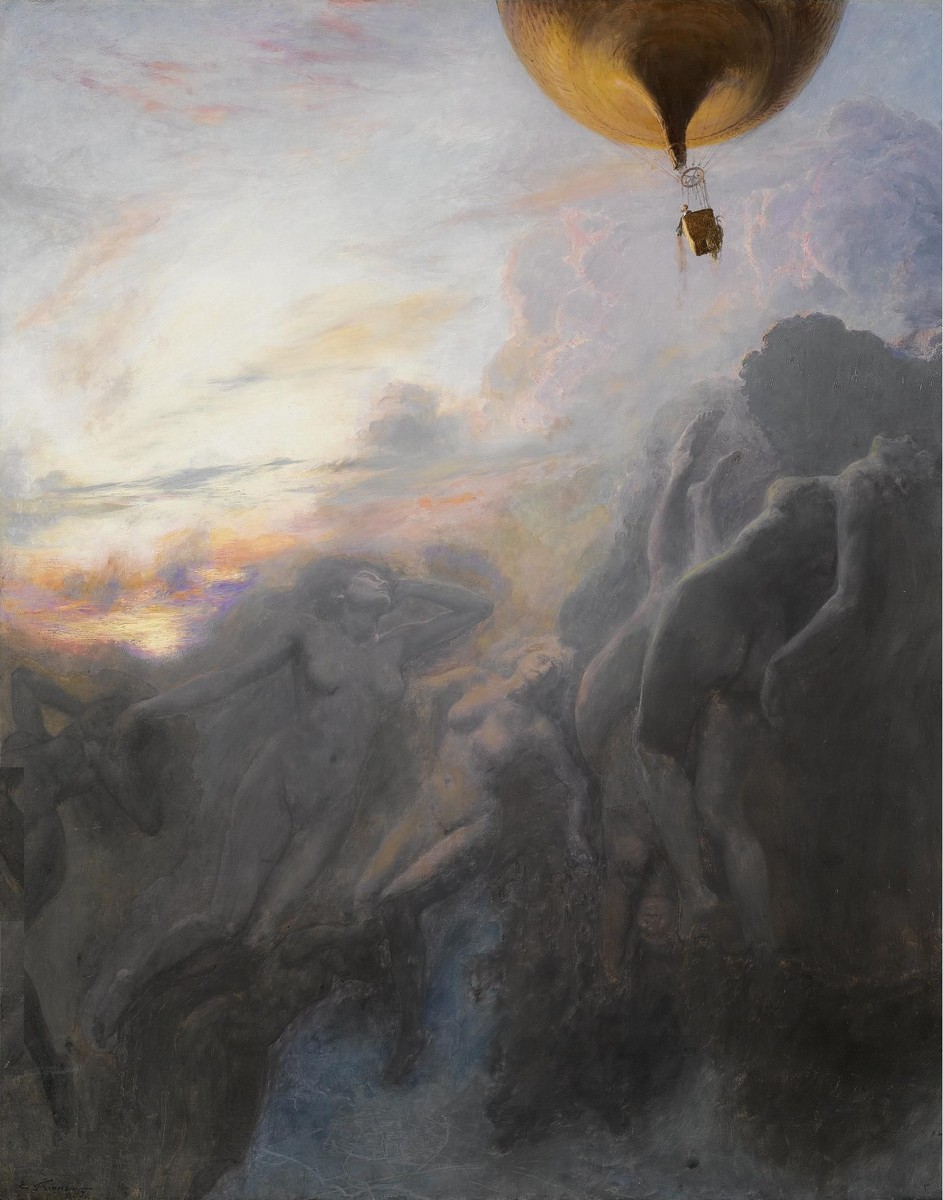 Travel to infinity by Émile Friant