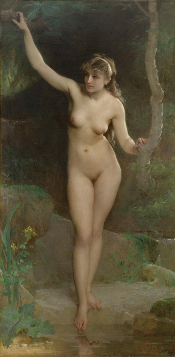 The bather by Émile Munier