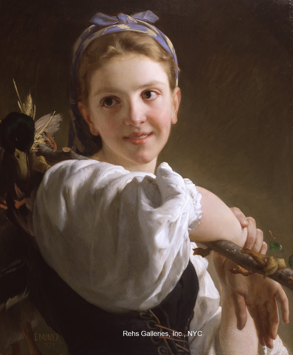 The return of the market by Émile Munier