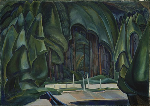 Old Time Coast Village by Emily Carr