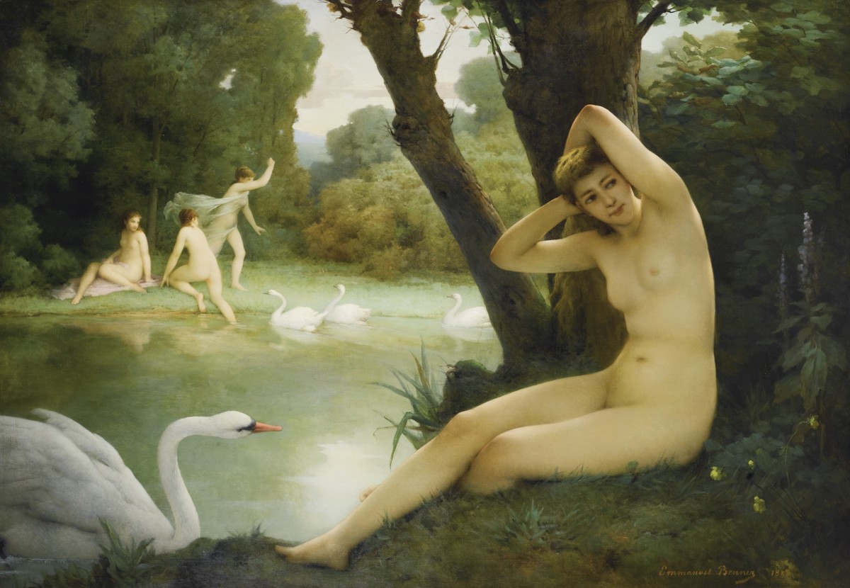 Leda and the Swan by Emmanuel Benner