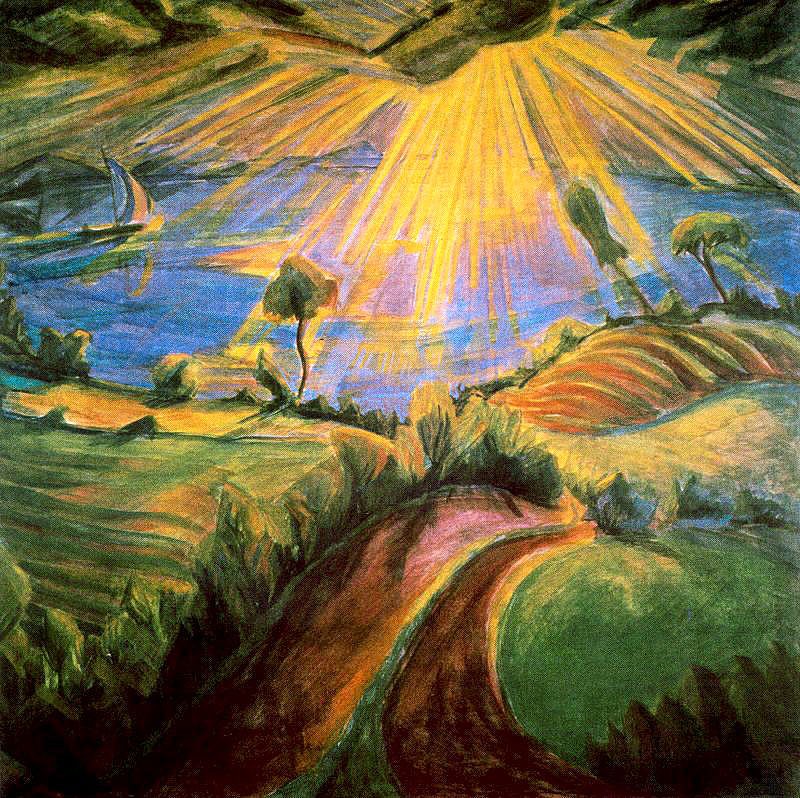 Frühlingslandschaft by Erich Heckel