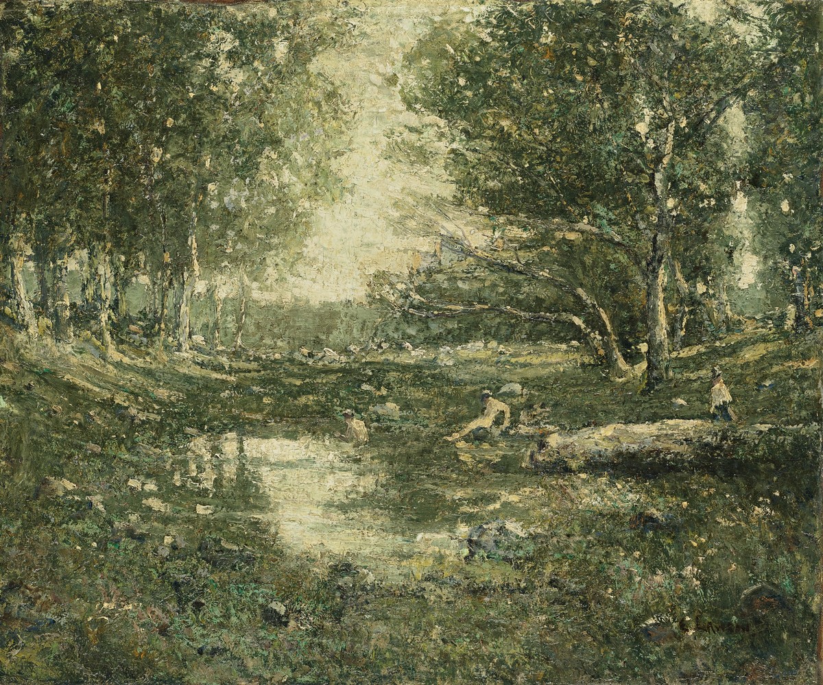 Bathers, Woodland by Ernest Lawson