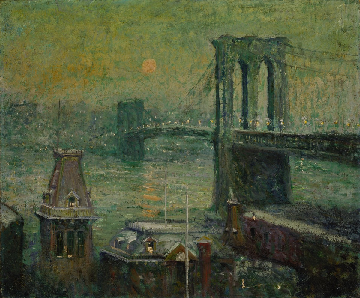 Brooklyn Bridge by Ernest Lawson
